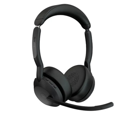 Jabra Evolve2 55 USB A Stereo Teams Active Noise Cancellation, Link 380 Bluetooth® Adapter ,30m W...