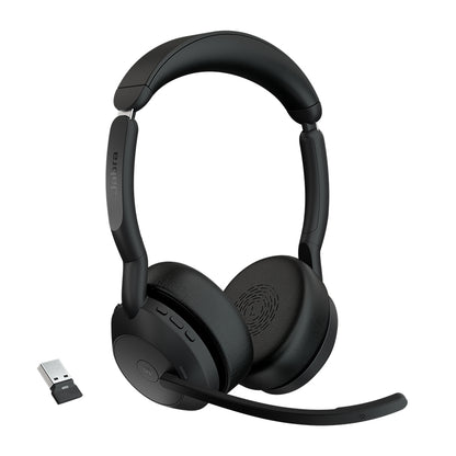 Jabra  Evolve2 55, USB C, Stereo, MS Teams, Active Noise Cancellation (ANC), Link 380 Bluetooth®... - Image 2