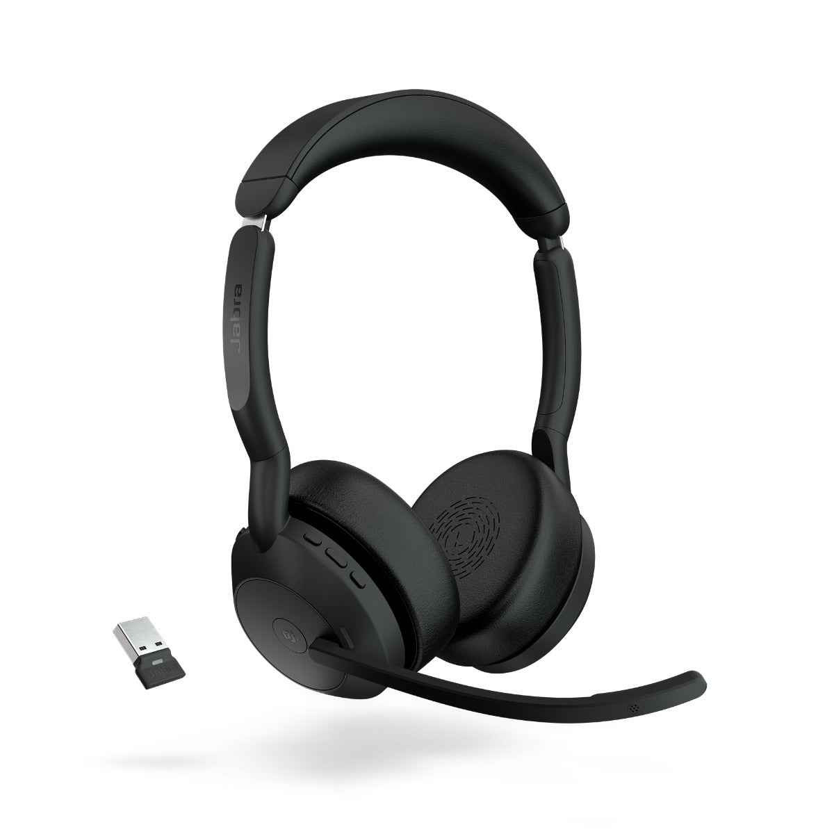 Jabra  Evolve2 55, USB A, Stand, MS Teams, Stand Active Noise Cancellation. Link 380 Bluetooth® A... - Image 2