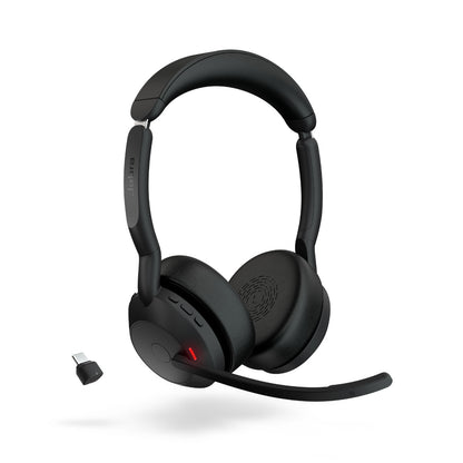 Jabra  Evolve2 55, USB C, MS Teams, Stereo, Stand, Active Noise Cancellation, Link 380 Bluetooth®... - Image 4