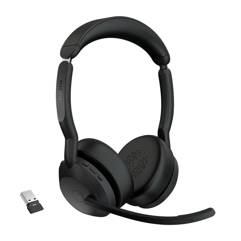 Jabra  Evolve2 55, USB C, Stereo, UC, Active Noise Cancellation (ANC), Link 380 Bluetooth® Adapte... - Image 2