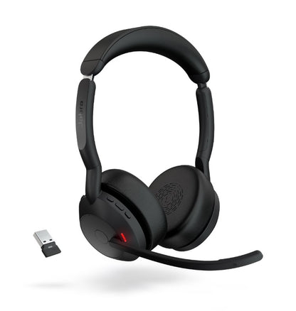 Jabra  Evolve2 55 Link380a UC Stereo Stand USB-A, Link 380 Bluetooth® Adapter ,30m Wireless Range... - Image 4