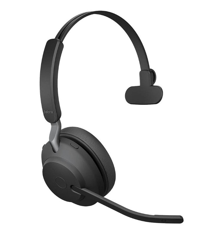 Jabra Evolve2 65 MS Mono Black Bluetooth Headset, Link 380 USB-A Passive Noise-cancelling, 2ys Wa... - Image 2