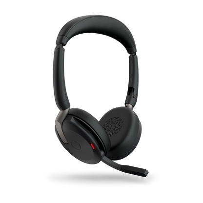 Jabra Evolve2 65 Flex UC Stereo Bluetooth Headset, Link380a USB-A Dongle Included, Foldable Desig... - Image 2