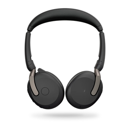 Jabra Evolve2 65 Flex UC Stereo Bluetooth Headset, Link380a USB-A Dongle Included, Foldable Desig... - Image 3