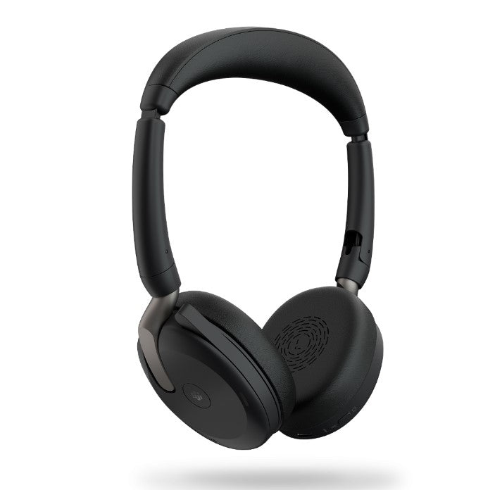 Jabra Evolve2 65 Flex UC Stereo Bluetooth Headset, Link380c USB-C Dongle  Wireless Charging Stand... - Image 4