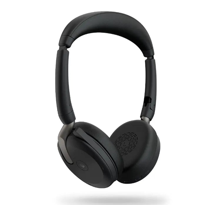 Jabra Evolve2 65 Flex UC Stereo Bluetooth Headset, Link380c USB-C Dongle  Wireless Charging Stand... - Image 4