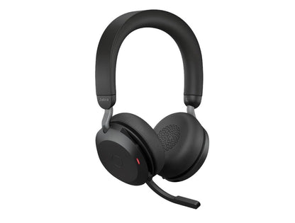 Jabra Evolve2 75 USB-C Link380a MS Stereo Black, 8-Mic Technology, 36 Hours Battery  Fast Charge,...