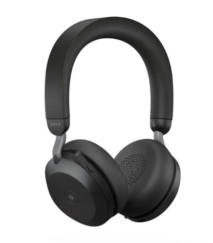 Jabra Evolve2 75 USB-A Link380a MS Stereo Stand Black,  8-Mic Technology, 36 Hours Battery  Fast... - Image 2