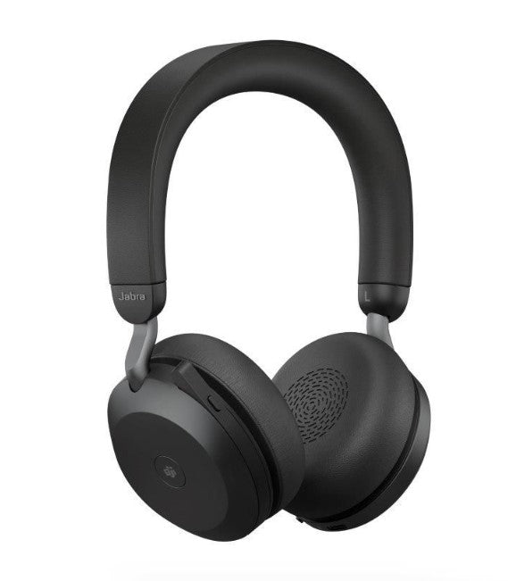 Jabra Evolve2 75 USB-C Link380c MS Stereo Stand Black, 8-Mic Technology, 36 Hours Battery  Fast C... - Image 2