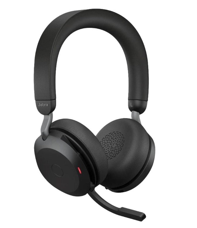 Jabra Evolve2 75 USB-C Link380a UC Stereo Stand Black, 8-Mic Technology, 36 Hours Battery  Fast C... - Image 2