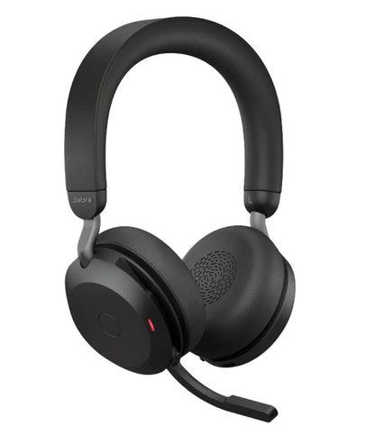 Jabra Evolve2 75 USB-C Link380a UC Stereo Stand Black, 8-Mic Technology, 36 Hours Battery  Fast C... - Image 2