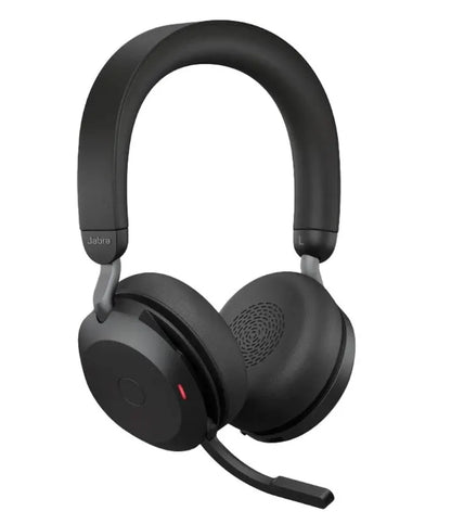 Jabra Evolve2 75 USB-C Link380a UC Stereo Stand Black, 8-Mic Technology, 36 Hours Battery  Fast C... - Image 2