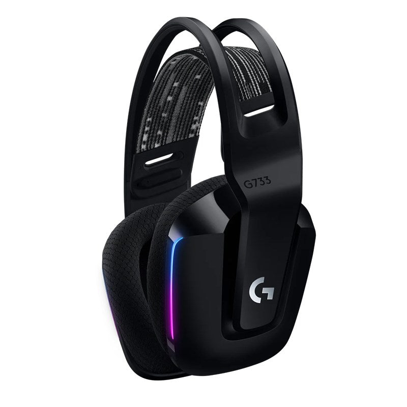 Logitech G733 Lightspeed Wireless RGB Gaming Headset Black USB Headphones Frequency Response: 20... - Image 2