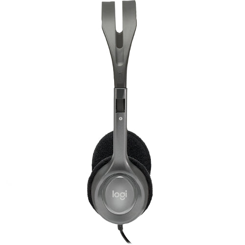 Logitech H110 Stereo Headset Over-the-head Headphones 3.5mm Versatile Adjustable Microphone for P...