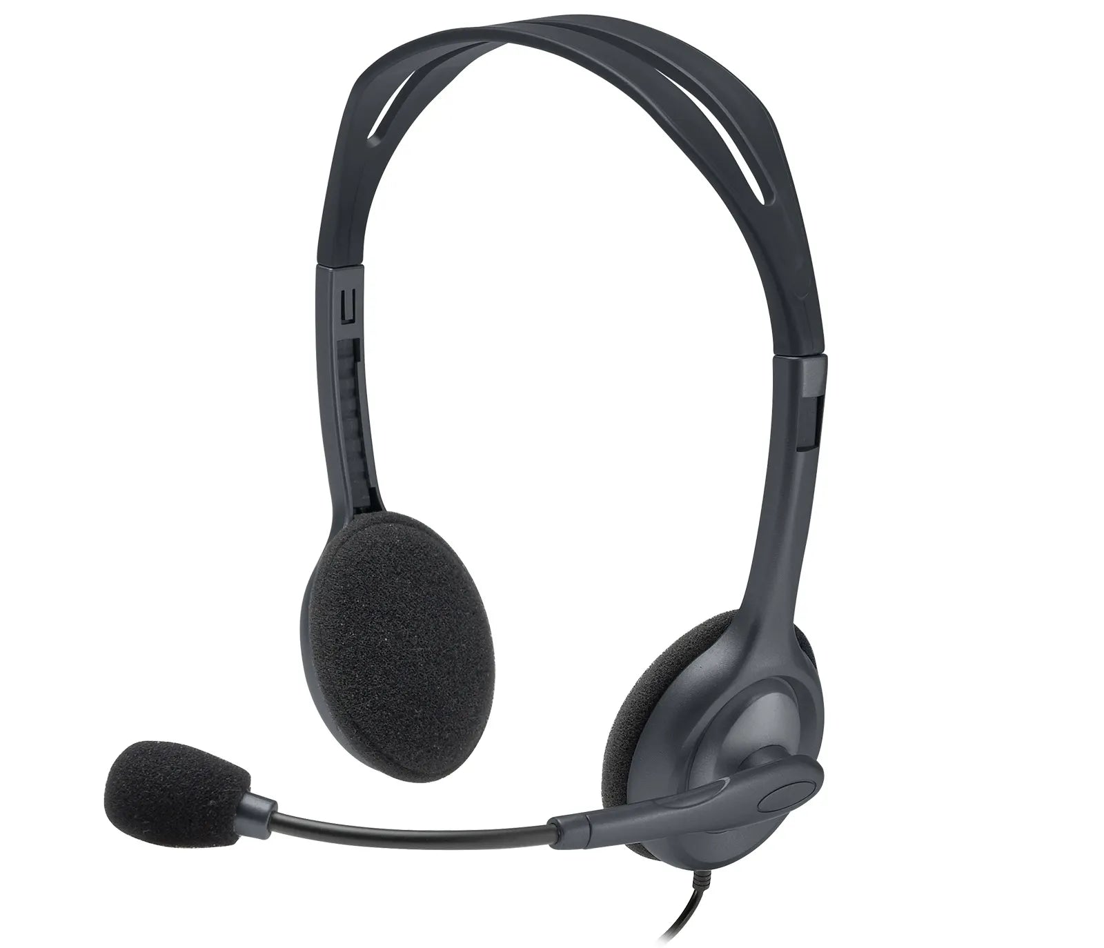 (LS) Logitech H111 Strereo Headset (Single 3.5mm Jack) Cable length: 7.71 ft (2.35 m)  2-Year Lim... - Image 2