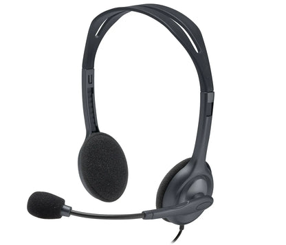 (LS) Logitech H111 Strereo Headset (Single 3.5mm Jack) Cable length: 7.71 ft (2.35 m)  2-Year Lim... - Image 2