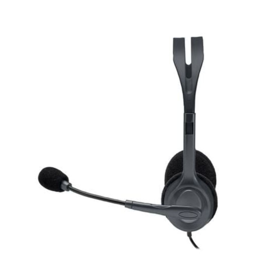 Logitech H111 Strereo Headset (Single 3.5mm Jack) Cable length: 7.71 ft (2.35 m)  2-Year Limited... - Image 3