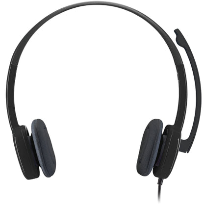 Logitech H151 Stereo Headset Light Weight Adjustable Headphones with Microphone 3.5mm jack In-lin... - Image 3