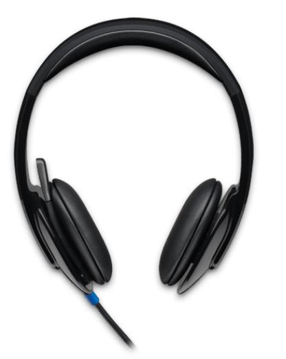 (LS)Logitech H540 USB Headset Laser-tuned drivers, 2Yr Plug and play Listen to details Crystal-clear voice Headphone Take control of the sound, Headp