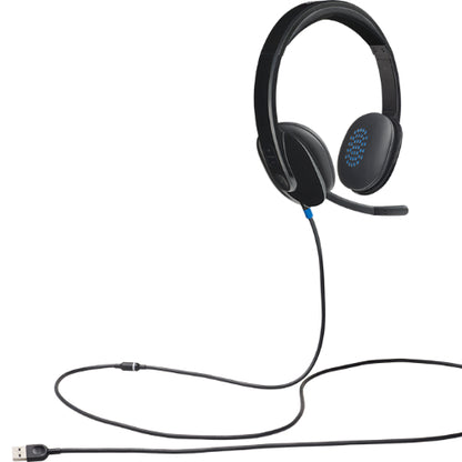 (LS)Logitech H540 USB Headset Laser-tuned drivers, 2Yr Plug and play Listen to details Crystal-clear voice Headphone Take control of the sound, Headp