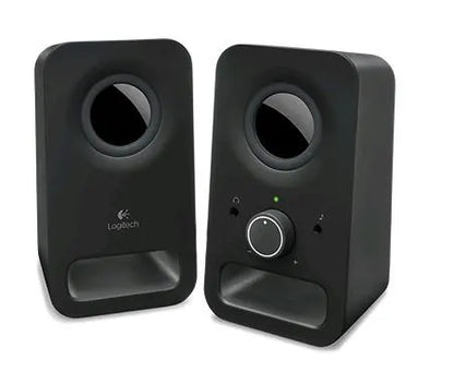 Logitech Z150 2.0 Stereo Speakers 6W Compact Size Easily Access to Power  Volume Control Headphon...
