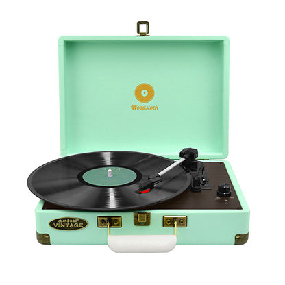 (LS)mbeat® Woodstock Retro Turntable Player TIIFFANY BLUE Speakers: Built in 2 speaker Interface:... - Image 2