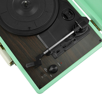 (LS)mbeat® Woodstock Retro Turntable Player TIIFFANY BLUE Speakers: Built in 2 speaker Interface:... - Image 3