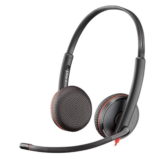 Plantronics/Poly Blackwire 3225 Headset, USB-A, Stereo, 3.5mm duo corded, Noise canceling, Dynami... - Image 2