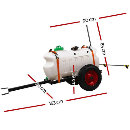 Giantz Weed Sprayer 100L Trailer 1.5M Boom Garden Spray - Image 2