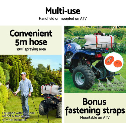 Giantz Weed Sprayer 100L 1.5M Fixed Boom Garden Spray - Image 4