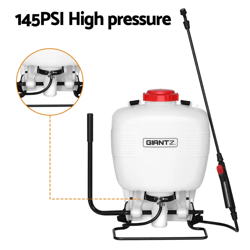 Giantz Weed Sprayer 15L Knapsack Backpack Plastic - Image 6