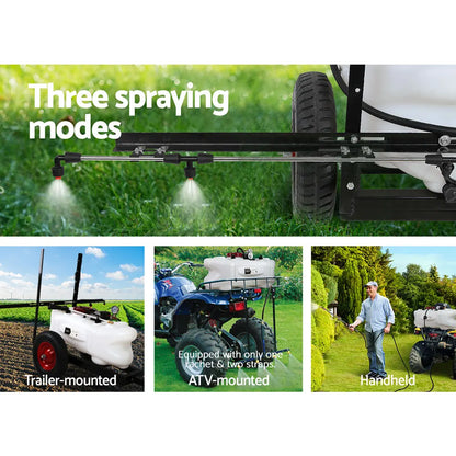 Giantz Weed Sprayer 100L Trailer 1.5M Boom Garden Spray - Image 5