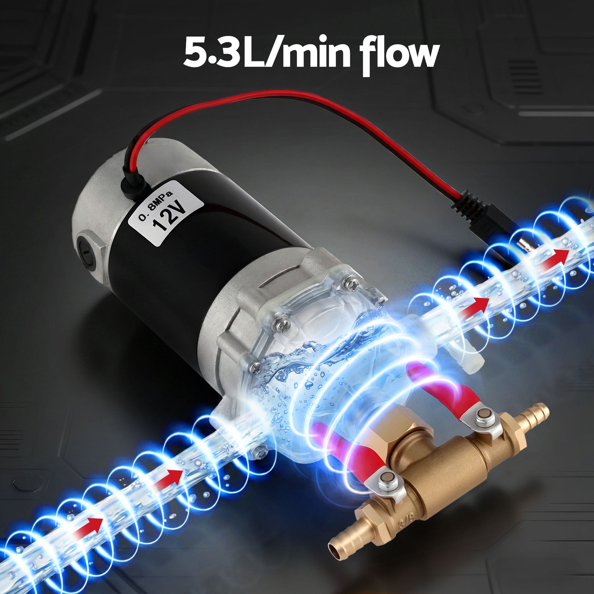 Giantz Garden Pump Sprayer Pressure Sprayer Pump 12V Diaphragm Sprayer Pump - Image 6