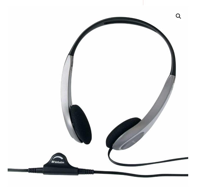 Verbatim Multimedia Headset with Volume Control Headphone - Ideal for Office, Education, Business...