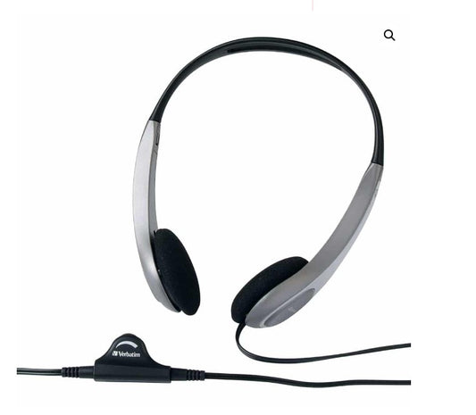 Verbatim Multimedia Headset with Volume Control Headphone - Ideal for Office, Education, Business...