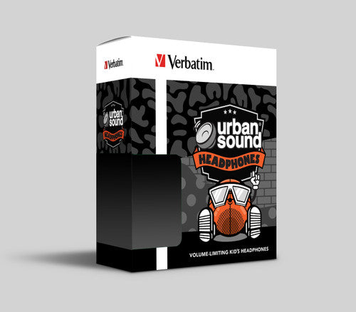 Verbatim Urban Sound Kid’s Headphones, Volume limiting for ear protection. Lightweight 1.2M, Gold... - Image 2