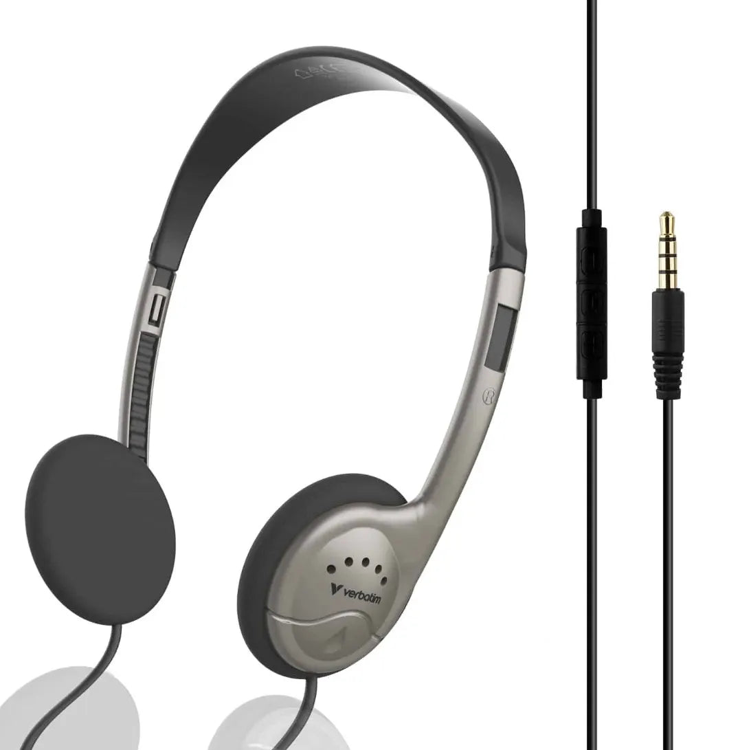 Verbatim Verbatim Multimedia Headset Inline Mic Headset - Speakers, Headsets  Mic