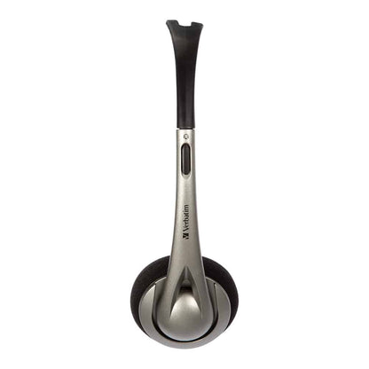 Verbatim Multimedia Headset with Boom Mic Headphone, Volume Control, USB 3.0 – Grey – School, Off... - Image 2