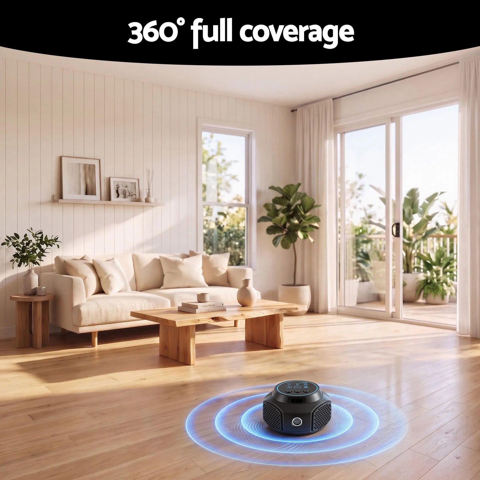 Gardeon Ultrasonic Rat Repeller 360 Degree 4 Modes Pest Repeller Black - Image 5