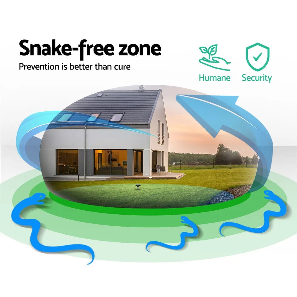 Gardeon Snake Repeller 8X Ultrasonic Solar Powered - Image 4
