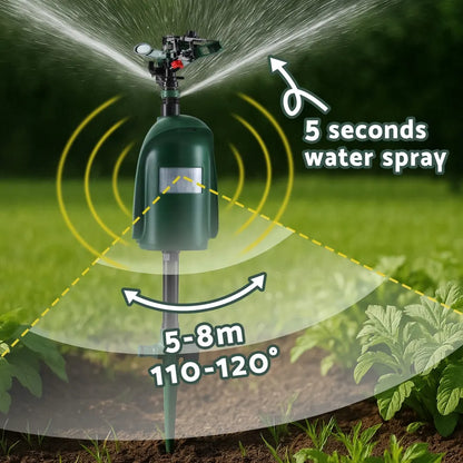 Gardeon Snake Repeller Outdoor Water Sprinkler Animal Deterrent - Image 5