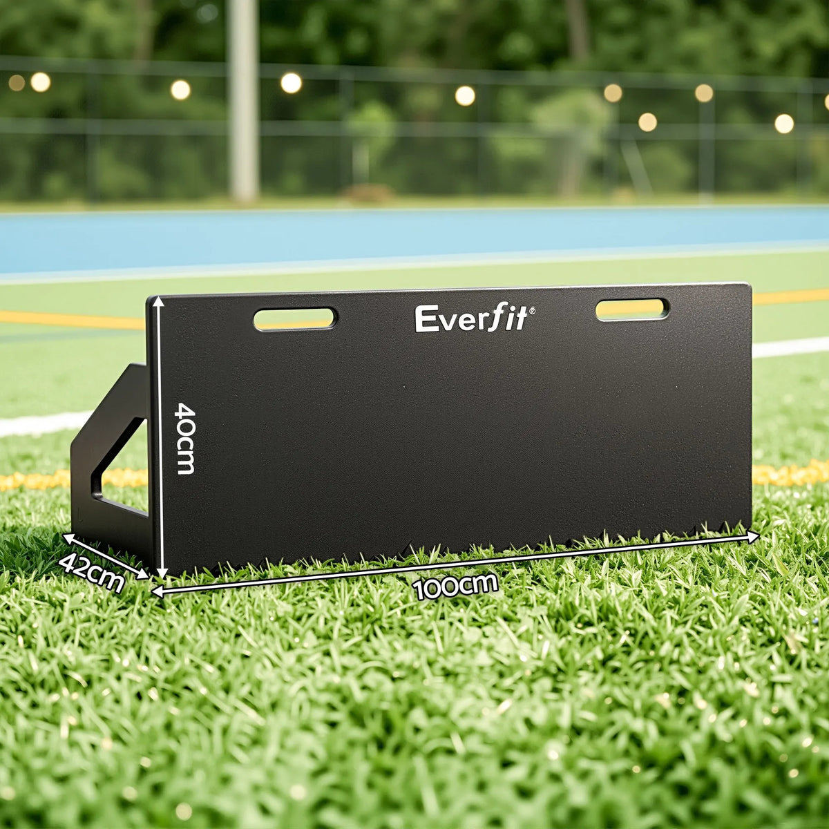 Everfit Soccer Rebounder Board 100x40cm Football Rebound Wall with 2 Angles - Image 3
