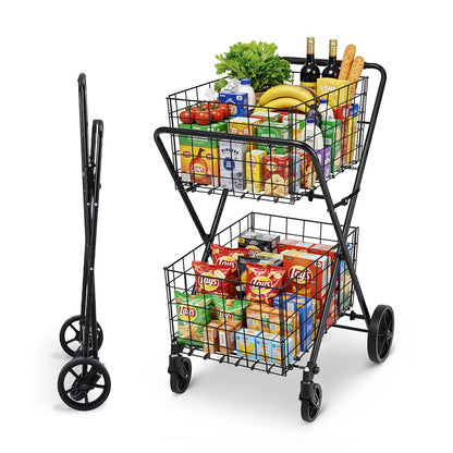 Emajin Foldable Shopping Trolley Cart