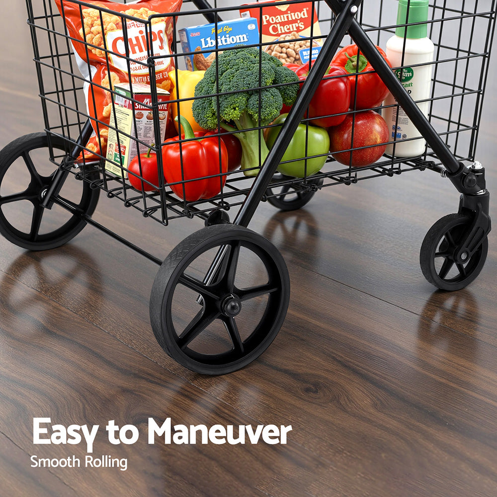 Emajin Foldable Shopping Trolley Cart - Image 5