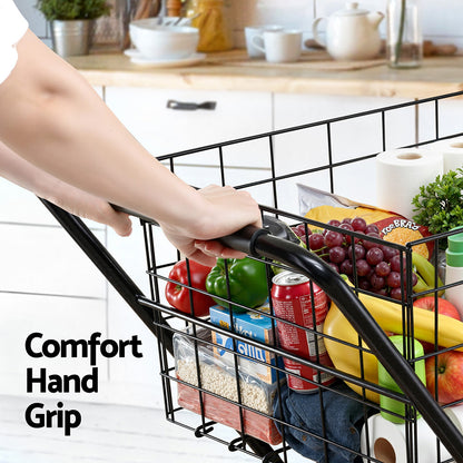 Emajin Foldable Shopping Trolley Cart - Image 6