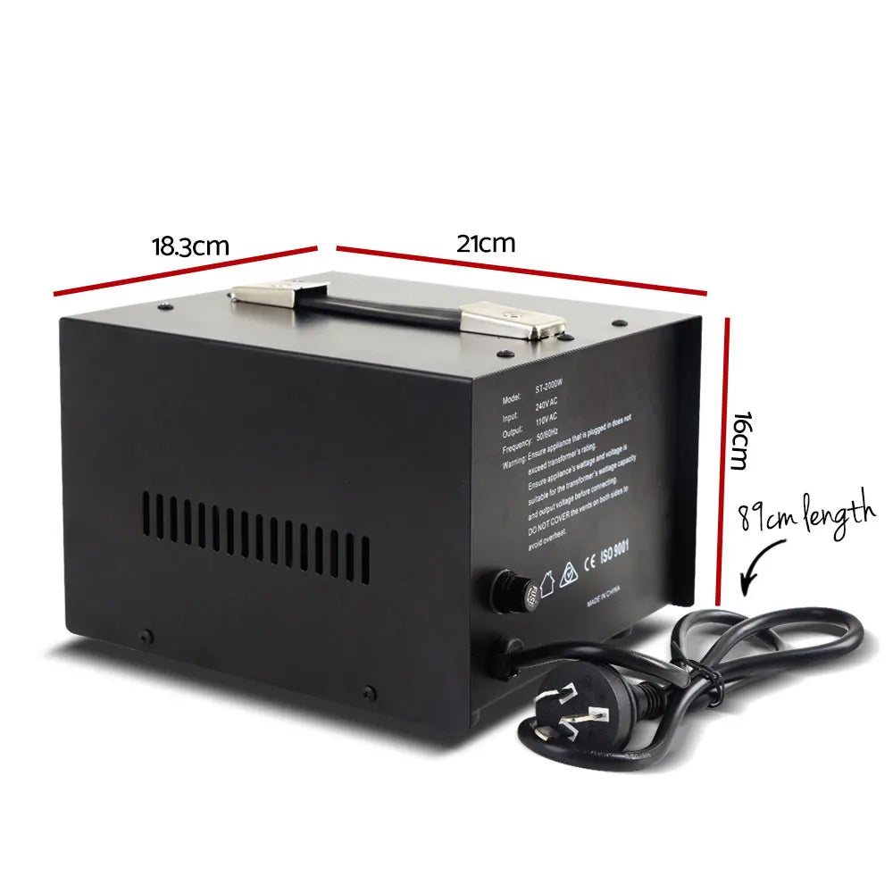 Giantz 2000 Watt Step Down Transformer - Image 2