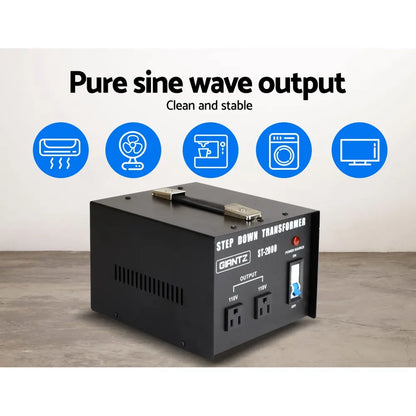 Giantz 2000 Watt Step Down Transformer - Image 5