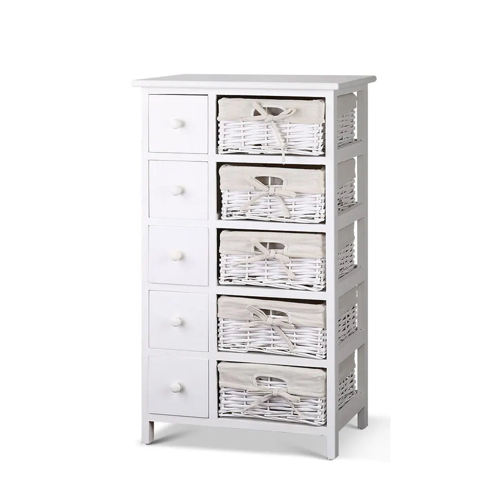 Artiss 5 Chest of Drawers with 5 Baskets - MAY - Image 3