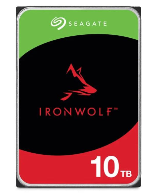 Seagate IronWolf NAS Internal 10TB HDD - Hard Disk Drives - 3.5in
